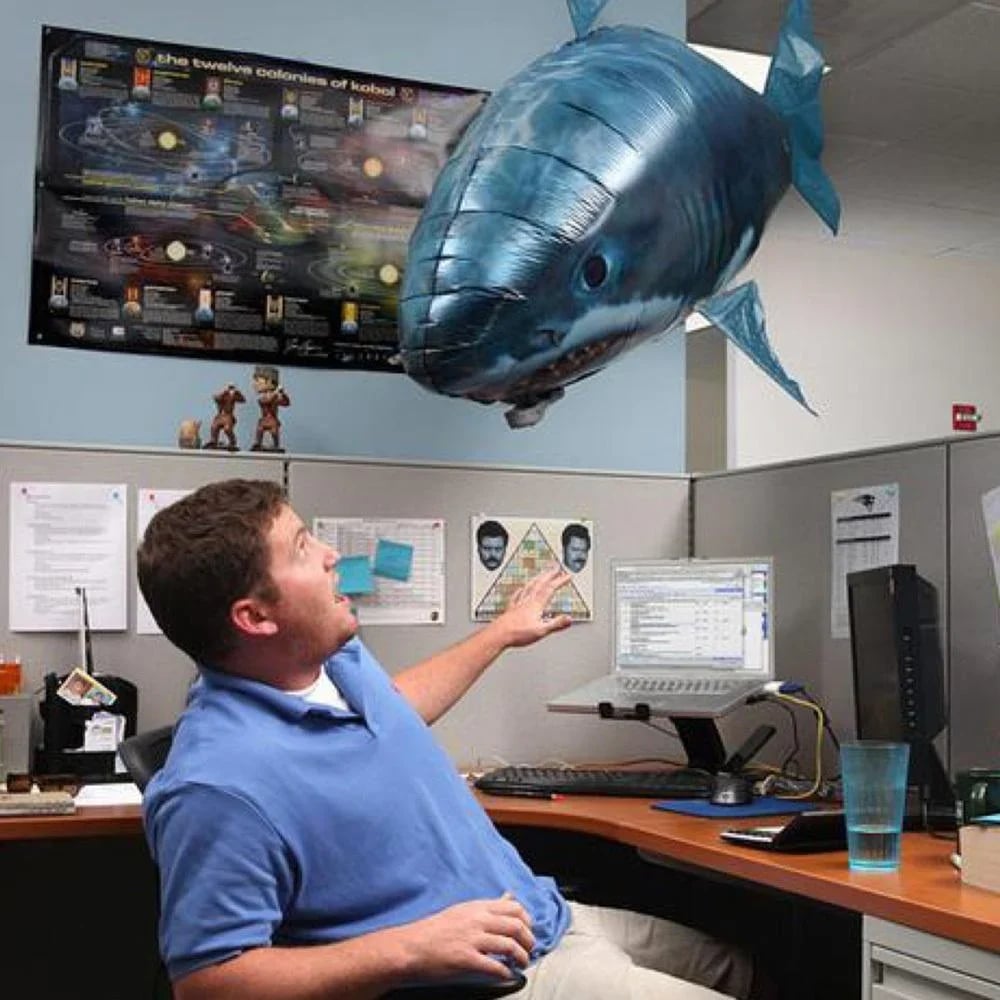 50% OFF | AirShark™ Remote-Controlled Flying Shark - Science Factory Shop