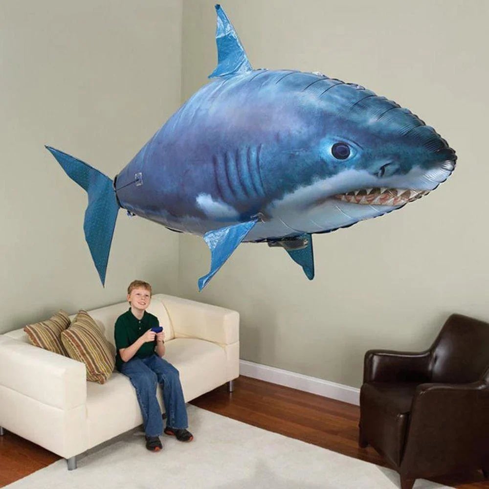 50% OFF | AirShark™ Remote-Controlled Flying Shark - Science Factory Shop