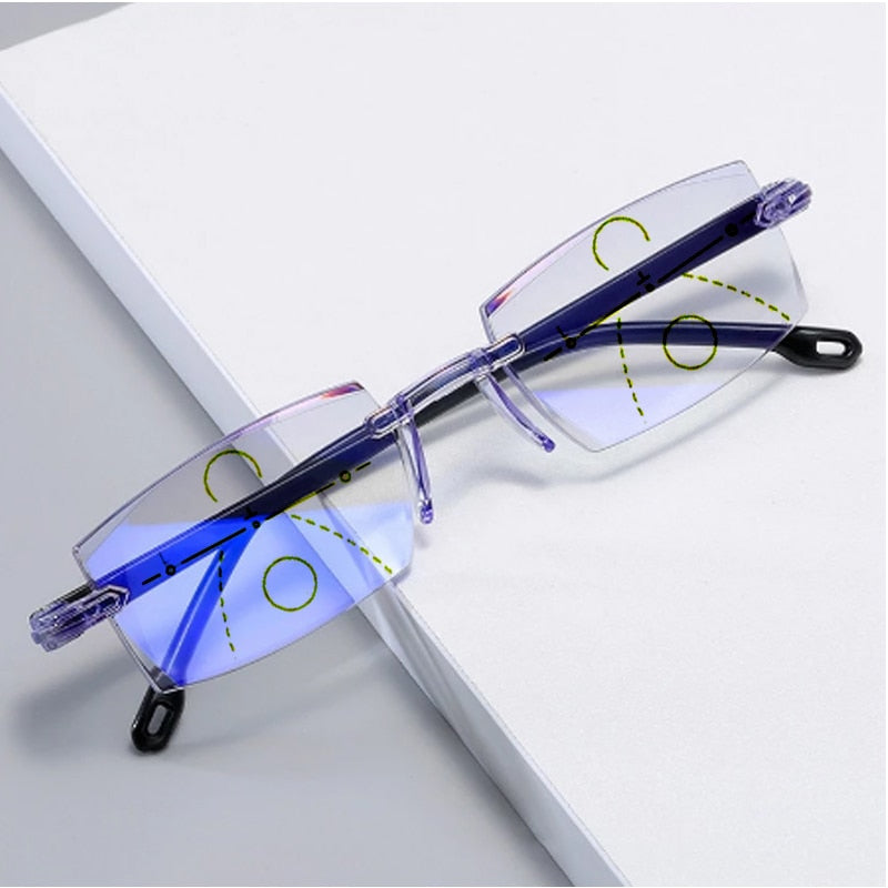 【LAST DAY SALE】VisionPro™ Anti-Wear Reading Glasses with High Durability, Blue Light Filter & Smart Dual Focus - Science Factory Shop