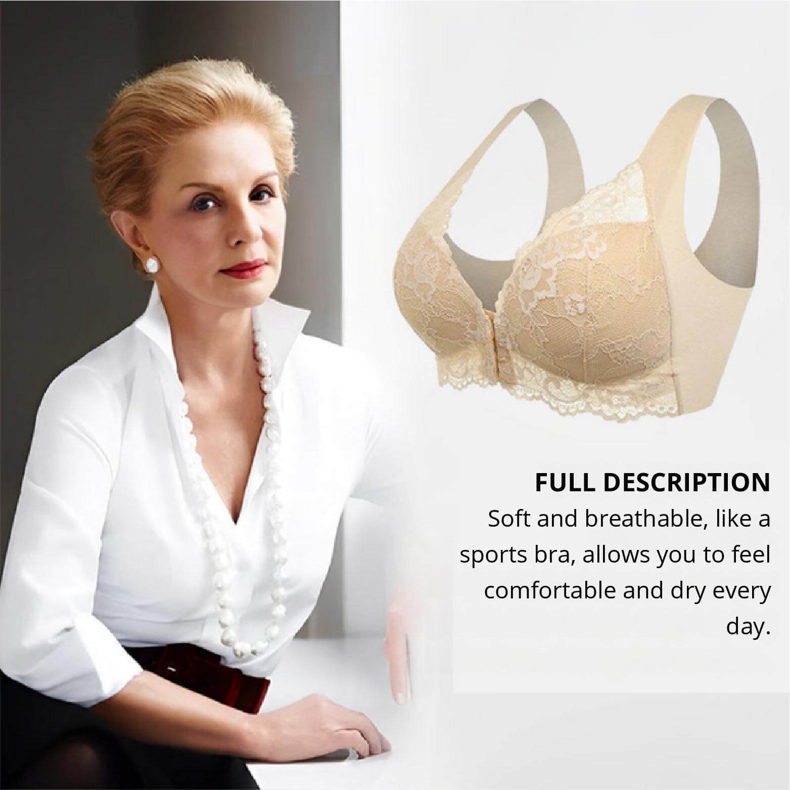 Lisanne™ Ultra Lift Bra with Easy Front Closure | Buy 1 Get 2 FREE - Science Factory Shop