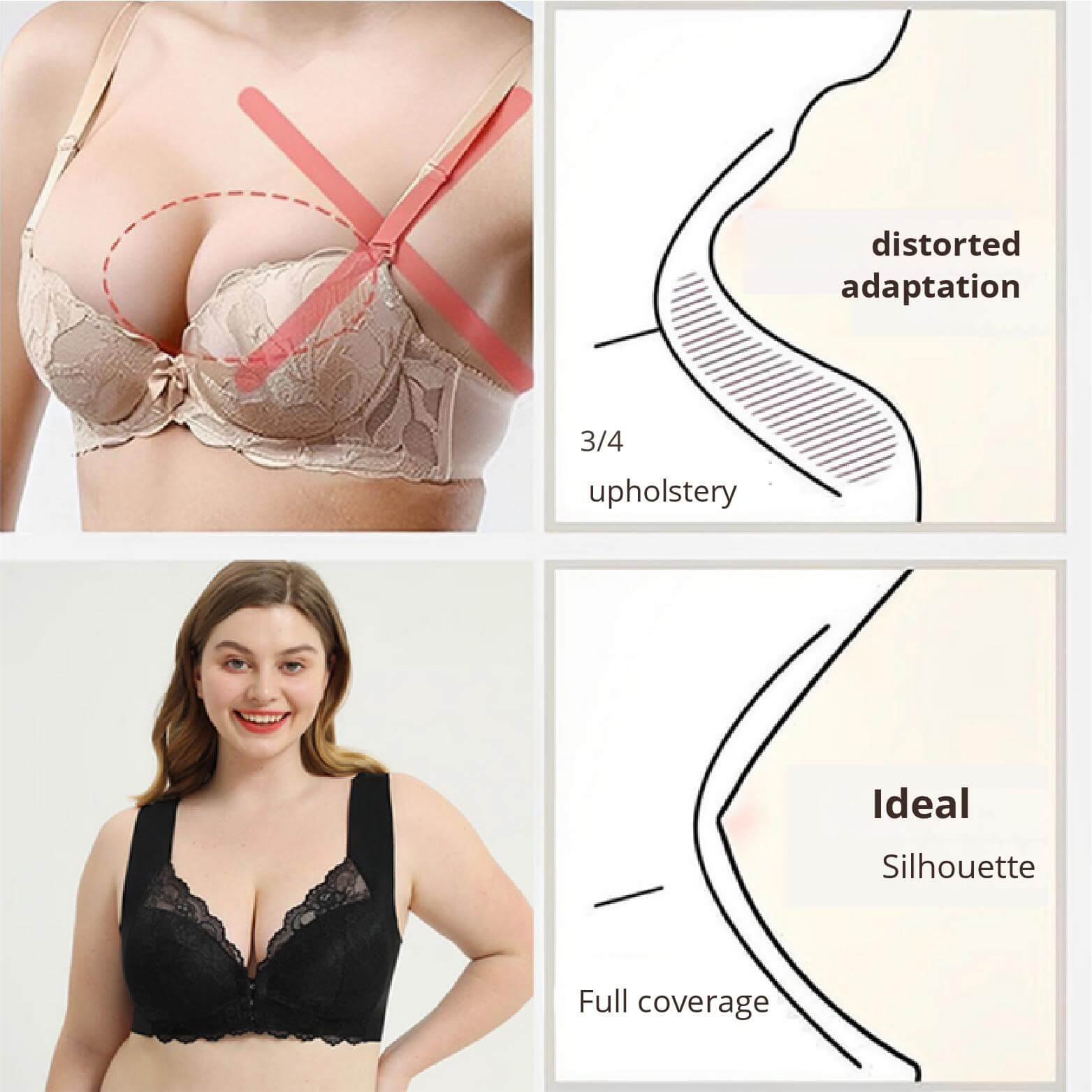 Lisanne™ Ultra Lift Bra with Easy Front Closure | Buy 1 Get 2 FREE - Science Factory Shop