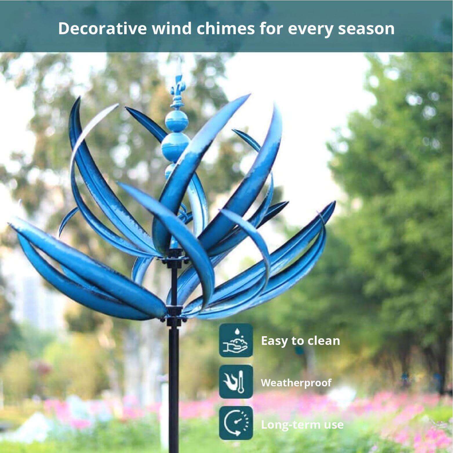 SerenitySpin™ – Enjoy the Beauty of the Lotus Wind Spinner - Science Factory Shop