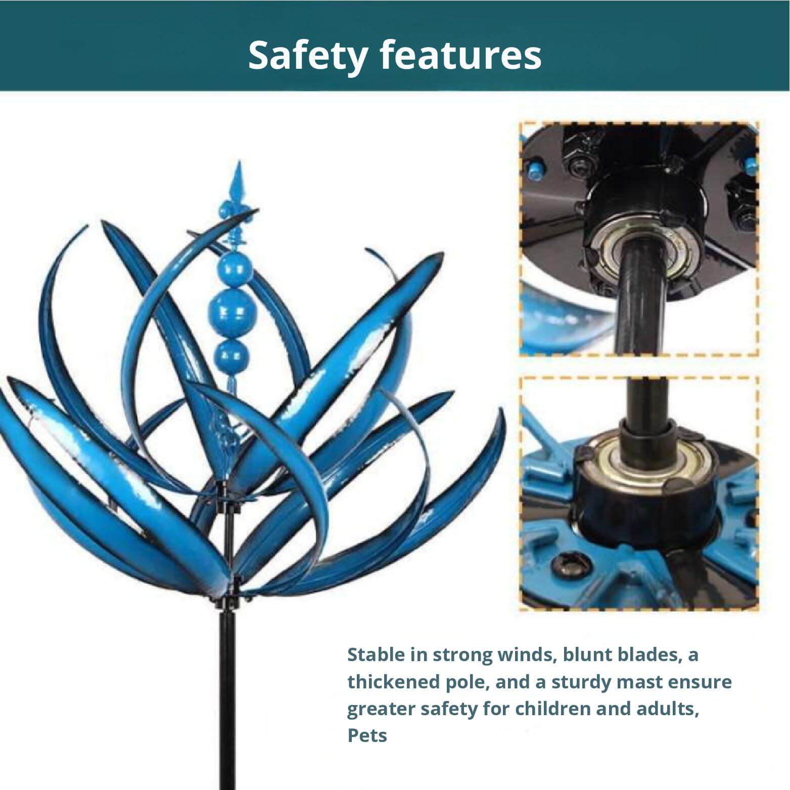 SerenitySpin™ – Enjoy the Beauty of the Lotus Wind Spinner - Science Factory Shop