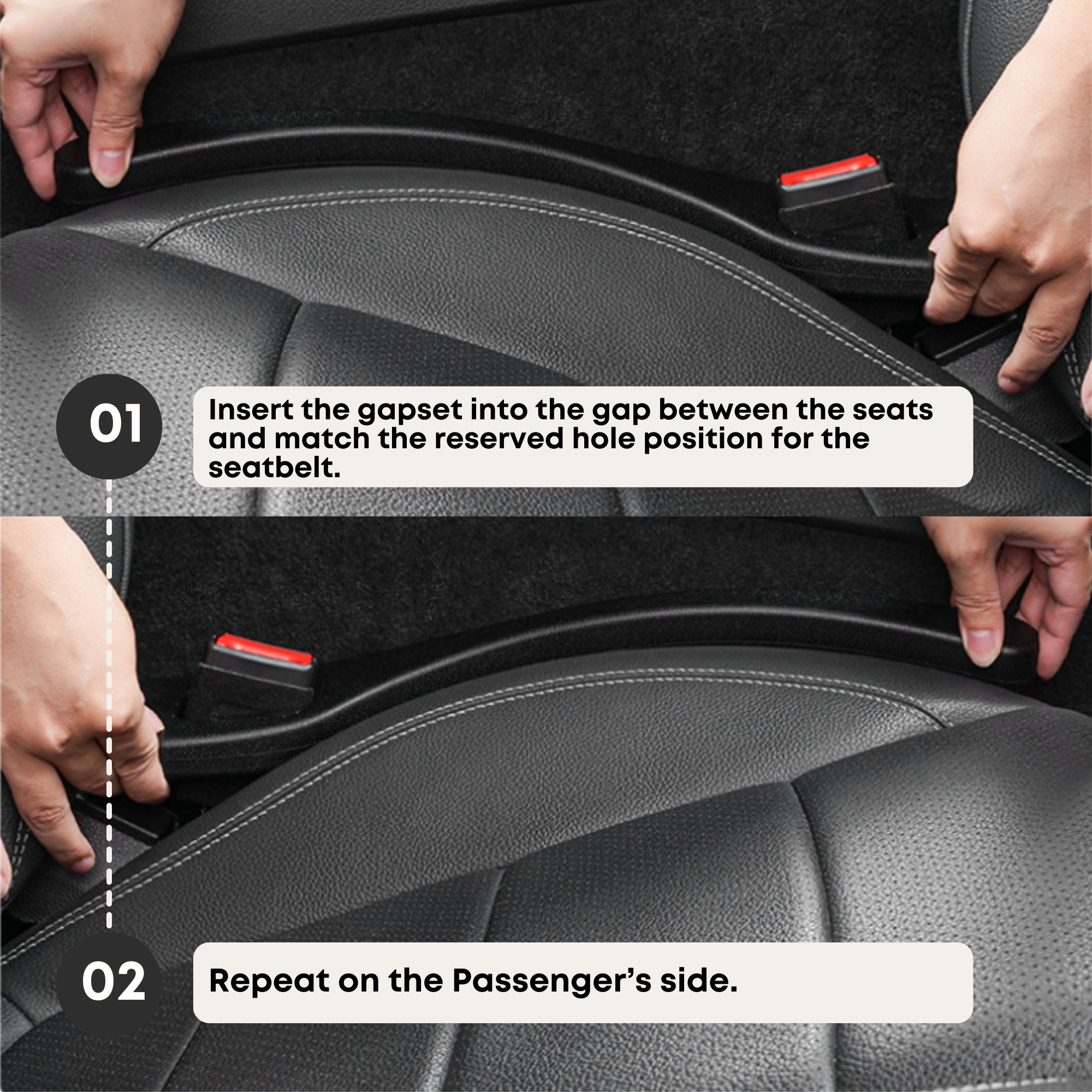 GapShield™ Seat Gap Filler | 1 Pair - Science Factory Shop