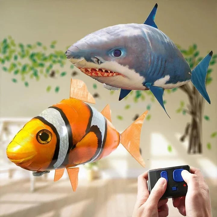 50% OFF | AirShark™ Remote-Controlled Flying Shark - Science Factory Shop