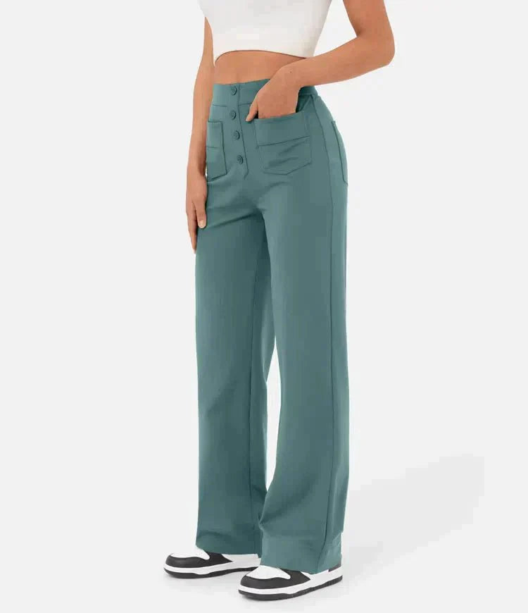 ChicFit™ | High-Waisted Stretch Casual Pants - Science Factory Shop