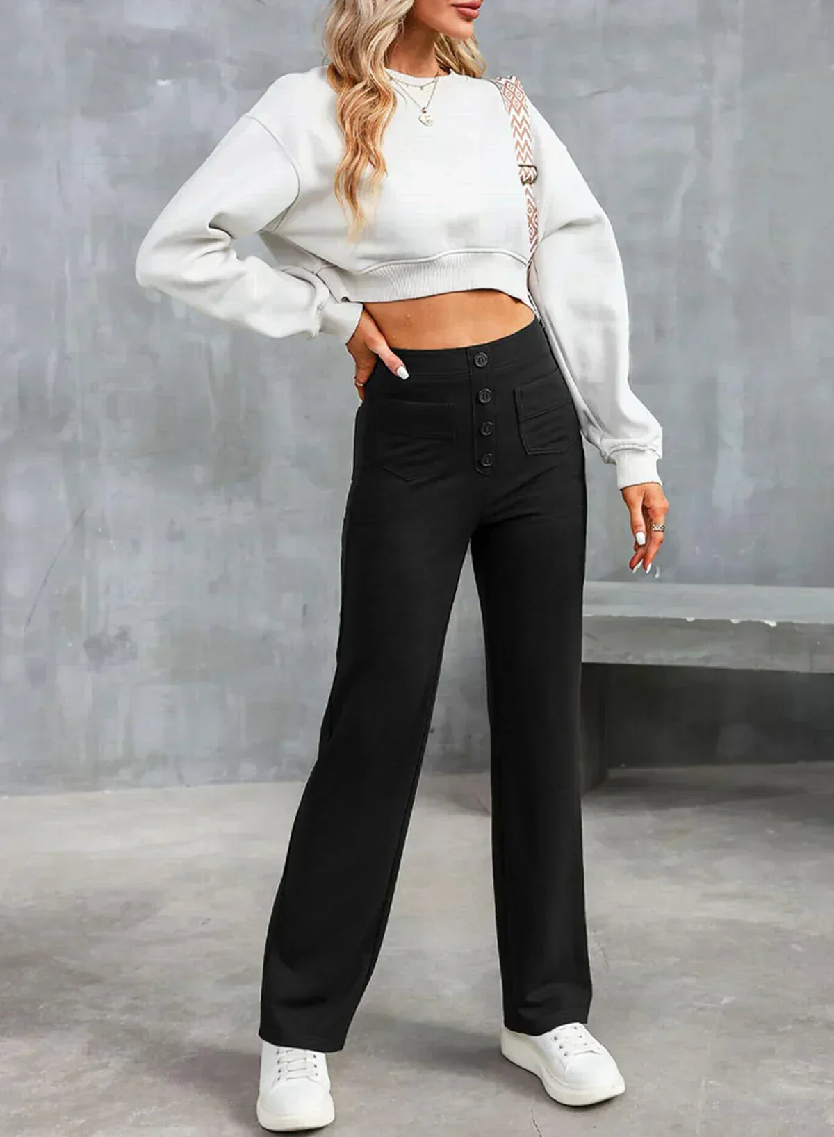 ChicFit™ | High-Waisted Stretch Casual Pants - Science Factory Shop