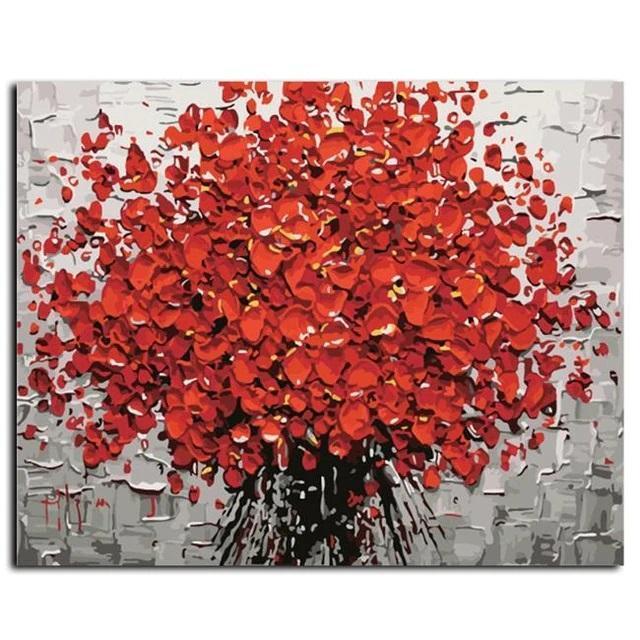 Red Bouquet | Number Painting (NEW) - Science Factory Shop