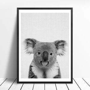 Animals Black and White Photo | Canvas Art - Science Factory Shop