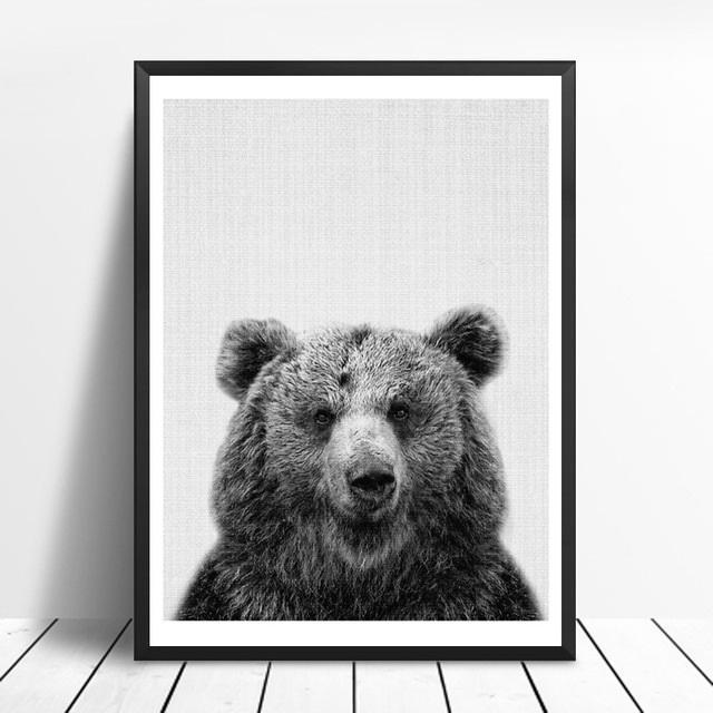 Animals Black and White Photo | Canvas Art - Science Factory Shop
