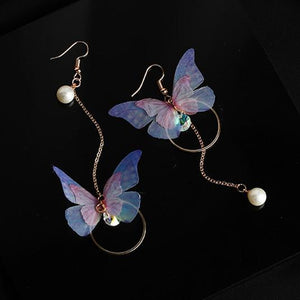 Butterfly Pearl Earrings - Science Factory Shop
