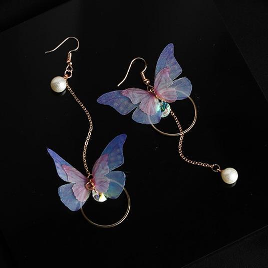 Butterfly Pearl Earrings - Science Factory Shop