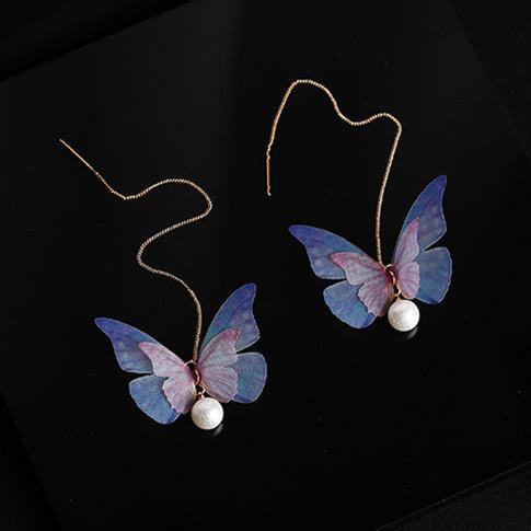 Butterfly Pearl Earrings - Science Factory Shop
