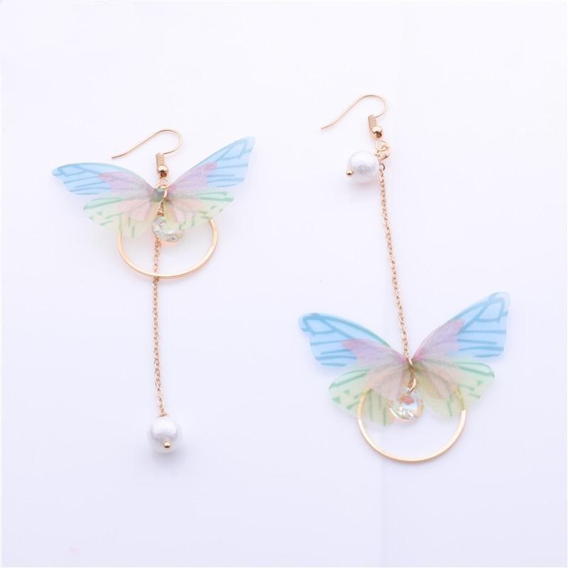 Butterfly Pearl Earrings (Light) - Science Factory Shop