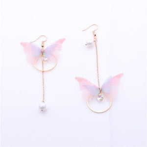 Butterfly Pearl Earrings (Light) - Science Factory Shop