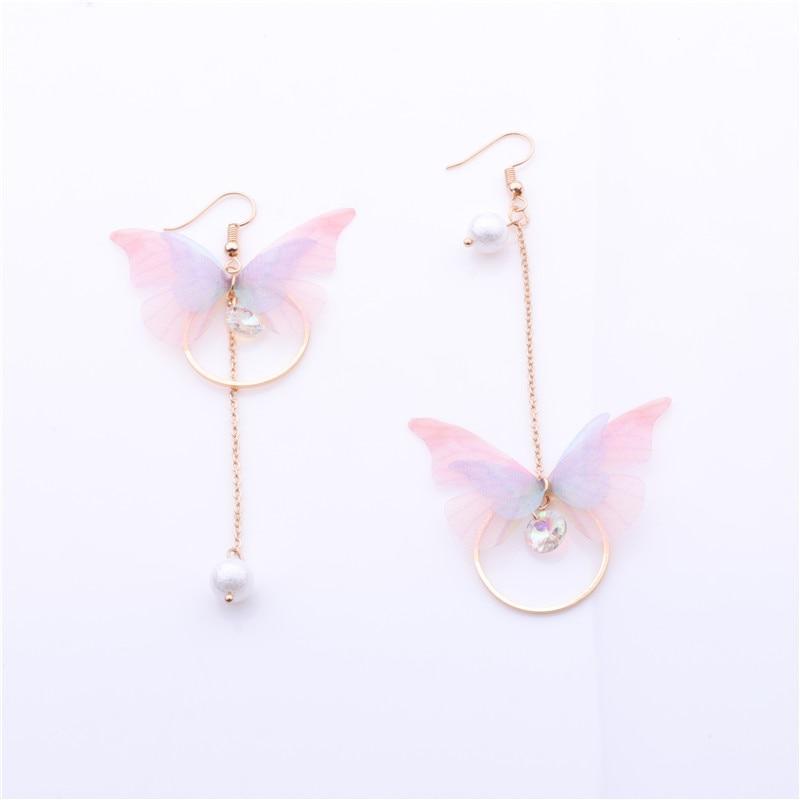 Butterfly Pearl Earrings (Light) - Science Factory Shop
