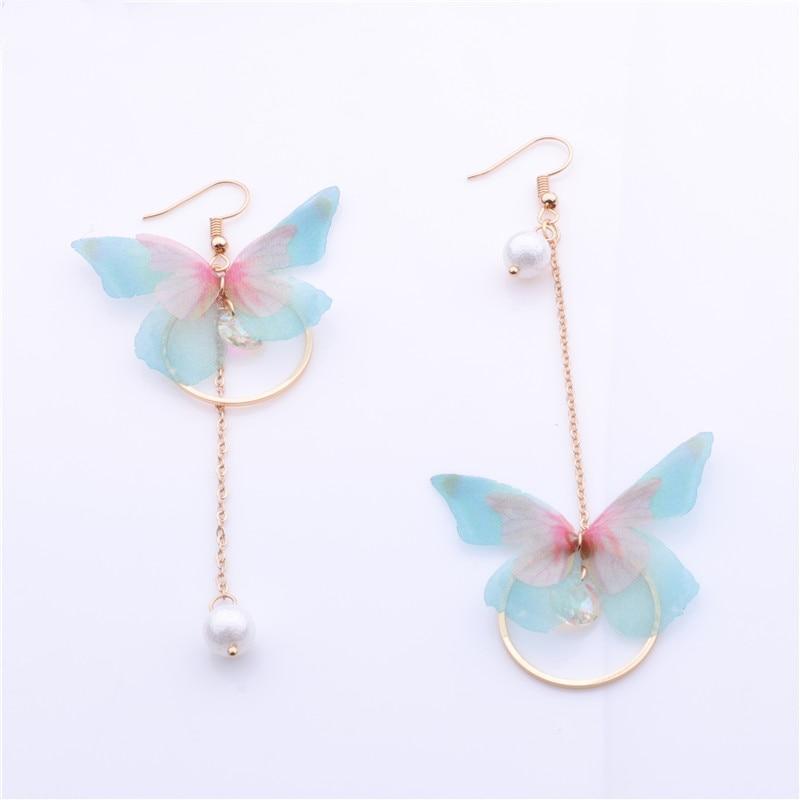Butterfly Pearl Earrings (Light) - Science Factory Shop