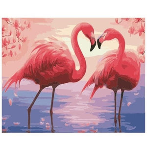 Flamingo Lovers | Number Painting (NEW) - Science Factory Shop