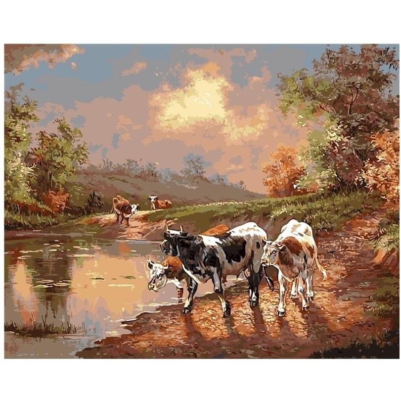 Cows | Number Painting (NEW) - Science Factory Shop