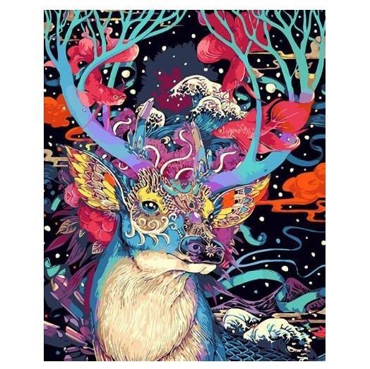 Lively Deer | Number Painting - Science Factory Shop