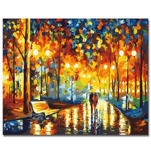 Lovers in the Park | Number Painting (NEW) - Science Factory Shop