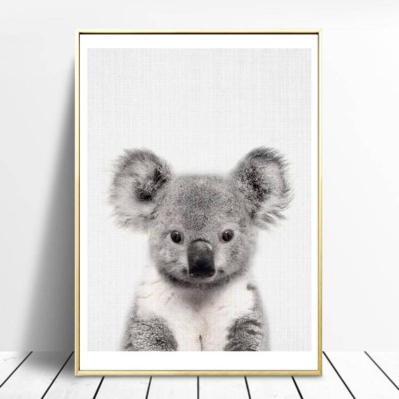 Hedgehog and Koala | Canvas Art - Science Factory Shop