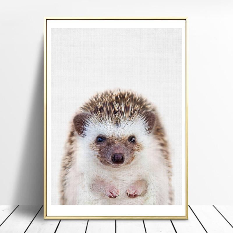 Hedgehog and Koala | Canvas Art - Science Factory Shop