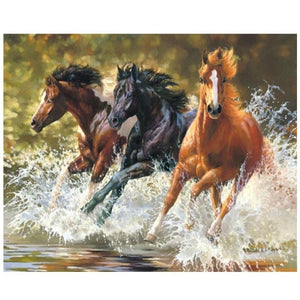 Galloping Horses | Number Painting (NEW) - Science Factory Shop