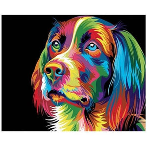 Rainbow Dog | Number Painting (NEW) - Science Factory Shop