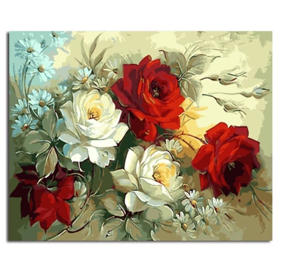Roses | Number Painting (NEW) - Science Factory Shop