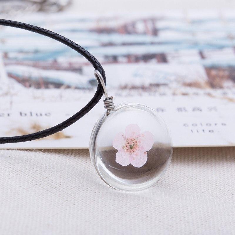 Flower Necklace | Leather Necklace - Science Factory Shop