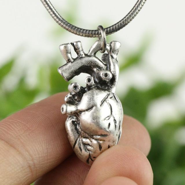 Anatomical Heart Necklace - Science Factory Shop