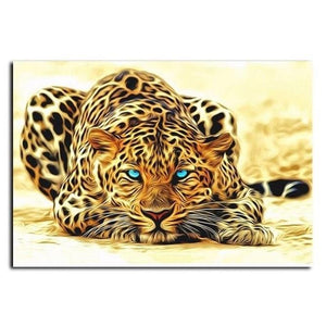 Sneaking Leopard | Number Painting - Science Factory Shop