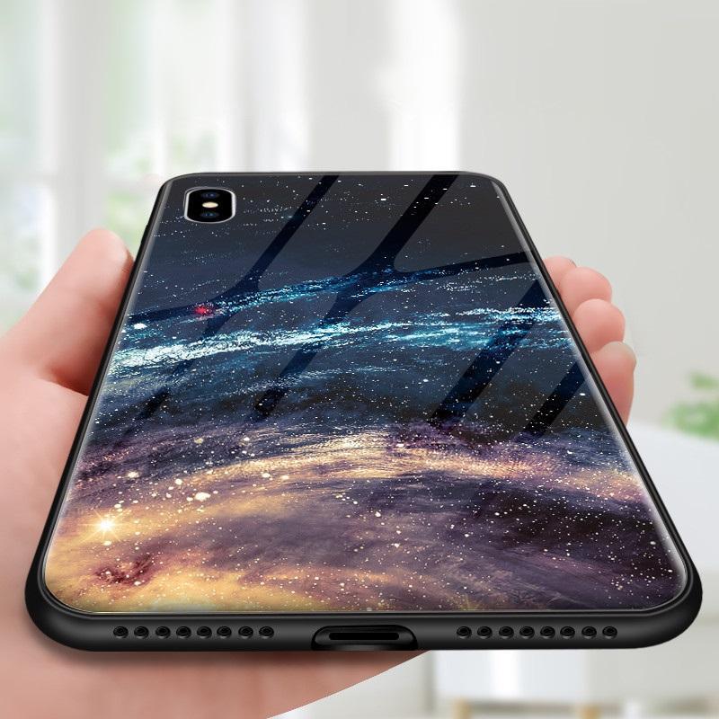 Tempered Glass Space Art | iPhone case - Science Factory Shop