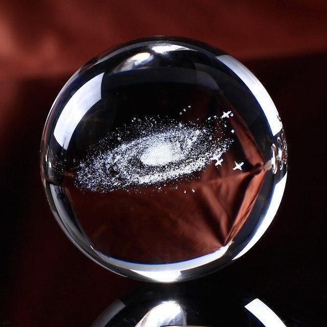 3D Galaxy Sphere | Crystal Ball - Science Factory Shop