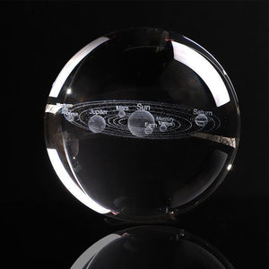 3D Solar System | Crystal Ball **Limited** - Science Factory Shop