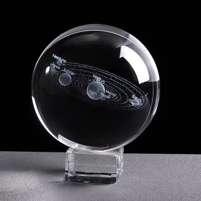 3D Solar System | Crystal Ball **Limited** - Science Factory Shop