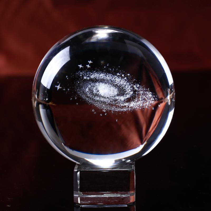 3D Galaxy Sphere | Crystal Ball - Science Factory Shop