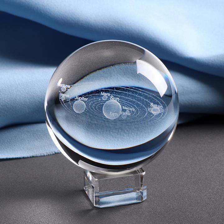 3D Solar System | Crystal Ball **Limited** - Science Factory Shop