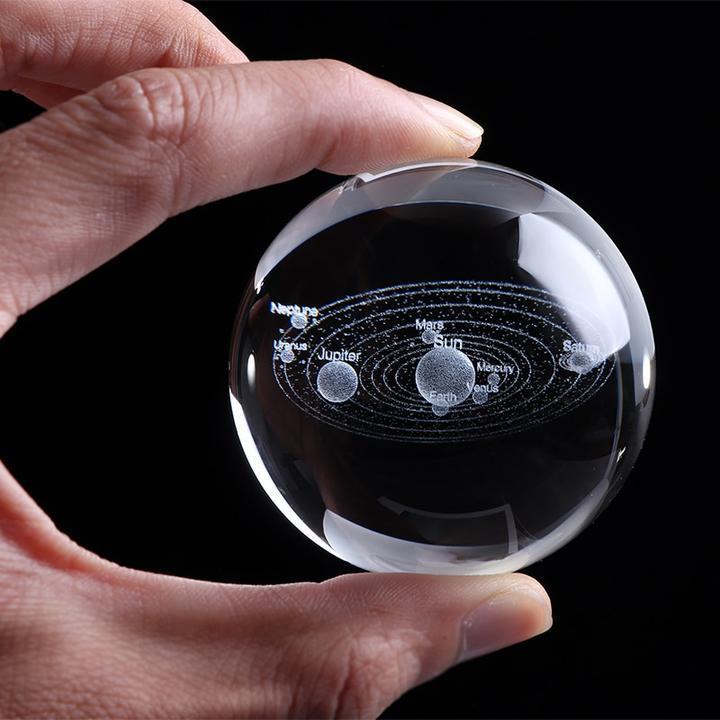 3D Solar System | Crystal Ball **Limited** - Science Factory Shop