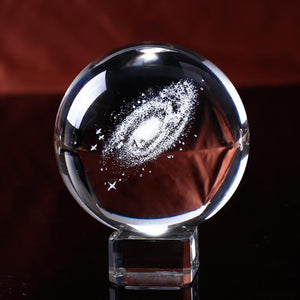 3D Galaxy Sphere | Crystal Ball - Science Factory Shop