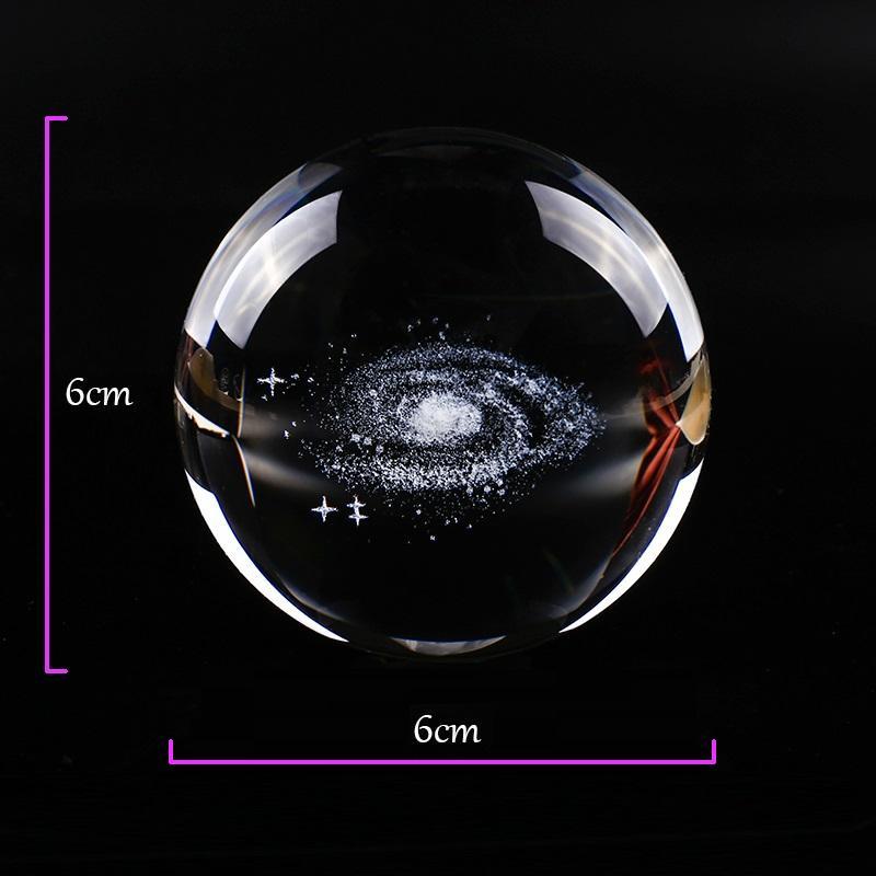 3D Galaxy Sphere | Crystal Ball - Science Factory Shop