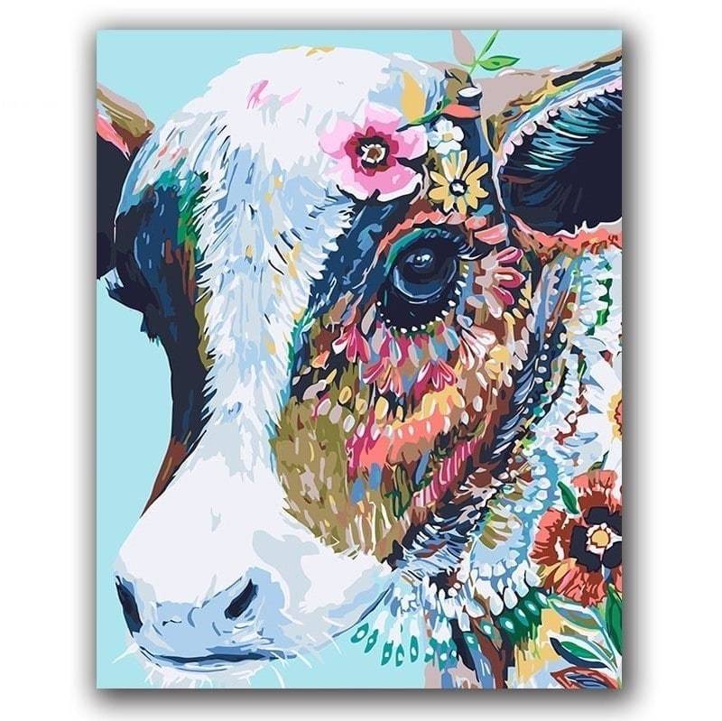 Colorful Cow | Number Painting (NEW) - Science Factory Shop