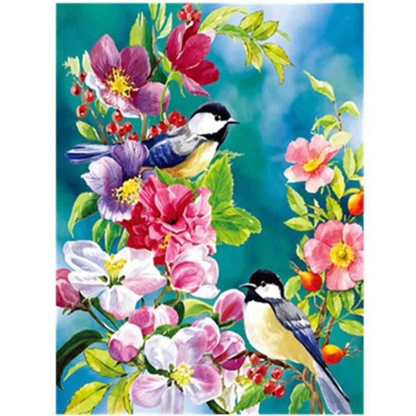 Flower Birds | Number Painting (NEW) - Science Factory Shop