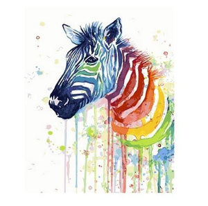 Colorful Zebra | Number Painting (NEW) - Science Factory Shop