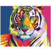 Rainbow Tiger | Number Painting - Science Factory Shop