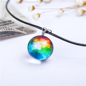 Universe Leather Necklace - Science Factory Shop