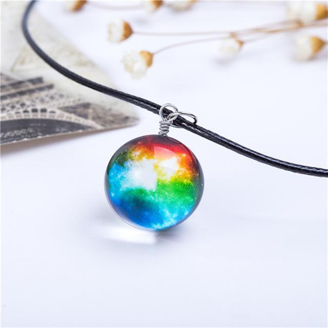 Universe Leather Necklace - Science Factory Shop