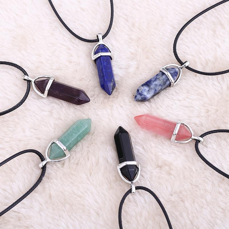 Geometric Natural Stone Necklace - Science Factory Shop