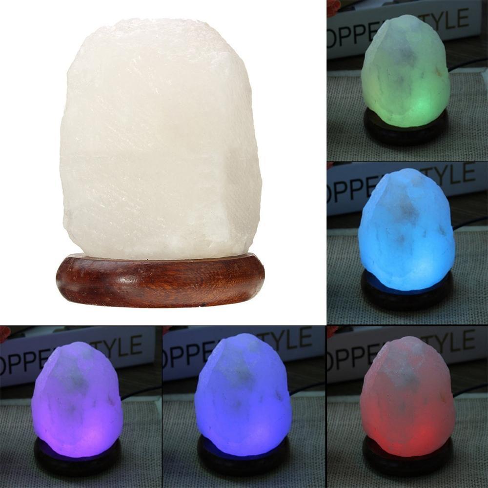 Color changing Saltstone lamp | Lighting - Science Factory Shop